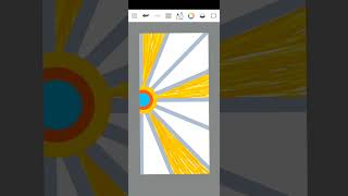 autodesk sketchbook tutorial of sun abstract art [upl. by Conah]