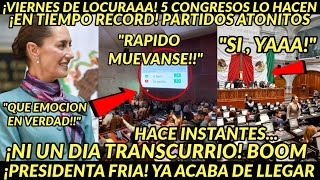 VIERNES DE LOCURAA BOMBAZO 5 CONGRESOS LO HACEN TIEMPO RECORD PRESIDENTA EN JUBILOO TOTAL BOOM [upl. by Nabala]