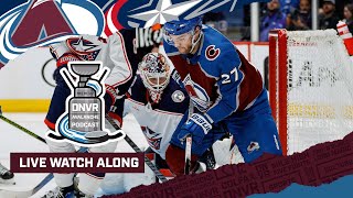 DNVR Avalanche Watch Along Game 2  Colorado Avalanche vs Columbus Blue Jackets [upl. by Krum514]