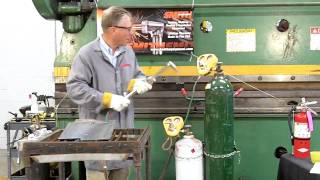 Propane amp Oxygen Torch Cutting Instructional Video [upl. by Eniagrom]