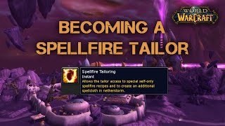 Becoming a Spellfire Tailor WOTLK [upl. by Milly]