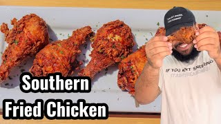 Extra Crispy Southern Buttermilk Fried Chicken  Comfort Food  Chef Alden B [upl. by Cathlene]