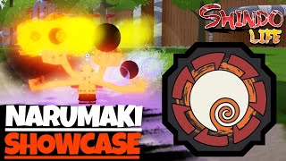 Narumaki Full Showcase en Español  Shindo Life [upl. by Helas]