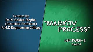 Markov Process  Lecture 2 Part 1 [upl. by Nnairahs]