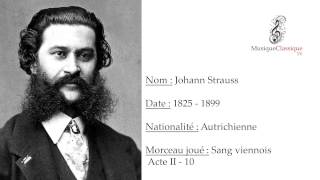 ♬ SANG VIENNOIS ACTE II 10 ♬  JOHANN STRAUSS  MUSIQUE CLASSIQUE TV ♬ [upl. by Fitting]