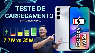 CARREGUEI MEU GALAXY A05S COM CARREGADOR DE 35W VEJA O QUE ACONTECEU [upl. by Emogene601]