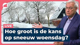 ❄️ Alle details over de mogelijke sneeuwzone in Benelux op woensdag 🔴 [upl. by Luapleahcim733]