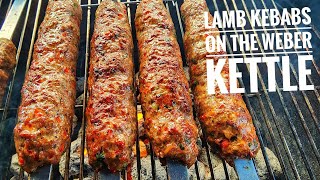 Easy Lamb Kebab Recipe  Charcoal Grilled [upl. by Dione]