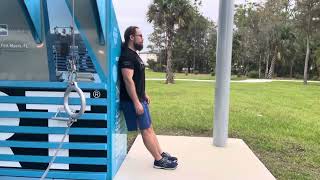 Tib Raises Tibialis Anterior Exercise Demonstration [upl. by Guildroy799]