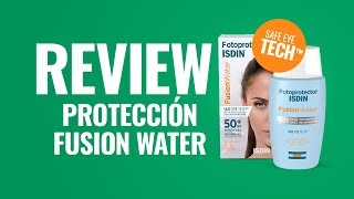 REVIEW ISDIN Fusion Water SPF 50  DosFarma [upl. by Gerrard43]