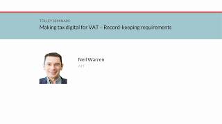 Making Tax Digital – Recordkeeping [upl. by Niltac]