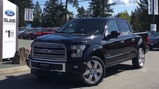 2017 Ford F150 Limited EcoBoost SuperCrew  Power Tailgate Review Island Ford [upl. by Notwal]