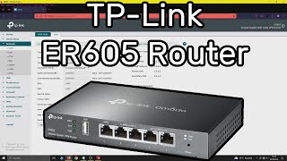 TPLink Router ER605 am GlasfaserAnschluss einrichten ohne Controller auch für DSL geeignet [upl. by Eurd63]