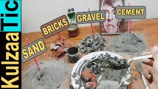 EATING BRICKS CEMENTGRAVEL amp SAND ASMR Eating Sound No TalkKulzaa Tic 108Fake Eating Dont Try [upl. by Acker]