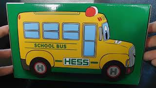 My Hess Truck 2024 School Bus Plush Review [upl. by Ultun]