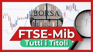 FTSE MIB analisi titoli Settimana positiva ma [upl. by Lednar]