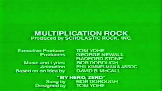 Closing To Schoolhouse Rock Multiplication Rock 1995 VHS Version 1 [upl. by Irvin215]