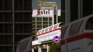 DISNEY TODAY IN HISTORY The Disneyland Monorail disney disneyshorts shorts [upl. by Nirhtak750]