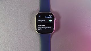 How To Turn OnOff Always On Display on Apple Watch Series 10 [upl. by Itnahs426]