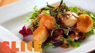 How to Make Skewered Scallops with Rosemary Slice [upl. by Navinod]