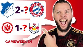 Bundesliga Gameweek 34 Predictions amp Betting Tips [upl. by Ttennaej]