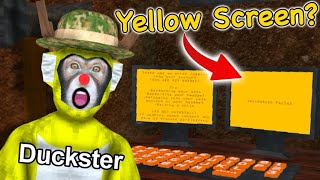 The yellow screen glitch is back Bigscary 😱 [upl. by Vanhomrigh]