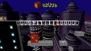 Crash Bandicoot  Back In Time Custom Level Playthrough quotParkour Crashquot Onyx gem route [upl. by Cherlyn553]