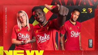 Revealed  Watford FC 202122 Away Kit 🔴🟡⚫ [upl. by Anerdna]