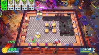 Overcooked 2 Carnival of Chaos Kevin 3 3 Players 4 Stars [upl. by Siana]