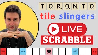 Live Scrabble Toronto Tile Slingers with Josh Sokol [upl. by Elyssa]