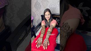 New Bridal Mehndi Design😍 bridalmehndidesign mehndidesign rajmehandidesigner shorts mehndi [upl. by Ilarin550]