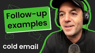 Real life examples of cold email followups from Josh Braun [upl. by Llenol]