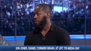 Jon Jones and Daniel Cormier Join FOX Sports Live UNCUT [upl. by Adnaw128]