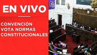 Convención Constitucional Comienza votación de artículos para Constitución [upl. by Lehcar]