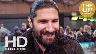 Kayvan Novak interview at Early Man premiere in London [upl. by Yesdnyl417]