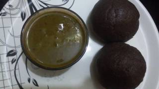 how to make easy raggi mudde recipe in kannada [upl. by Flavio39]