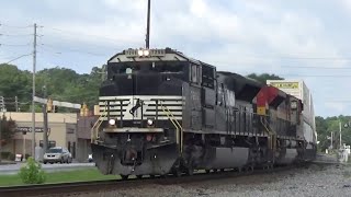 NS Rail Action in Austell GA 71623 [upl. by Soinski]