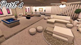 Bloxburg Pacific Palisades Modern Estate Speedbuild Part 46 [upl. by Bevin]