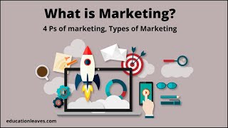 What is Marketing  4 Ps of marketing  Types of Marketing [upl. by Noni324]