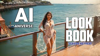 4K Indian Lookbook Model video Radha Explores the Seaside Pier Ep 2 [upl. by Artep]