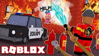 NEW MY NEW JOB  Roblox Firefighter Simulator [upl. by Pippy]