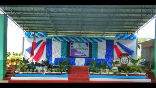 Simple Stage Decoration Graduation Design  NIES BATCH 20212022 [upl. by Suidualc]