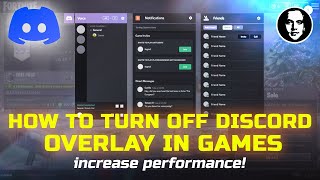 How to Disable Discord Overlay for All Games  Boost FPS amp Performance [upl. by Adiv]