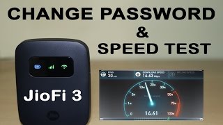 JioFi 3 Speed TEST  How To Change SSID amp Password  Jiofilocalhtml Settings Explained [upl. by Burnaby]