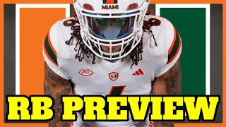 Miami Deep at Running Back  Fall Camp Update [upl. by Oinimreh]