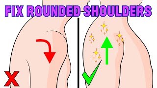 The 4 minute solution to fix rounded shoulders [upl. by Nossaj]