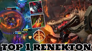 Wild Rift Renekton  Top 1 Renekton Gameplay Rank Season 6 [upl. by Hgielah]