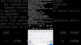 How update and upgrade termux coding termux [upl. by Akeylah]