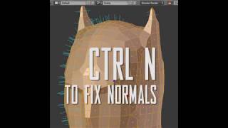 Fix normals in Blender [upl. by Ayotahs]