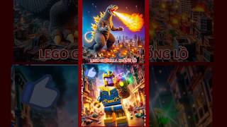 Thử Thách Đố Vui 🧠🍬 Keo Nặng  Thế Giới Lego Lego Godzilla Khổng Lồ Vs Lego Thanos [upl. by Willey]